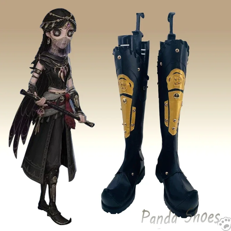 

Game Identity V Qi XI Cosplay Shoes Anime Game Long Cos Boots QiXI Cosplay Costume Prop Shoes for Con Halloween Party