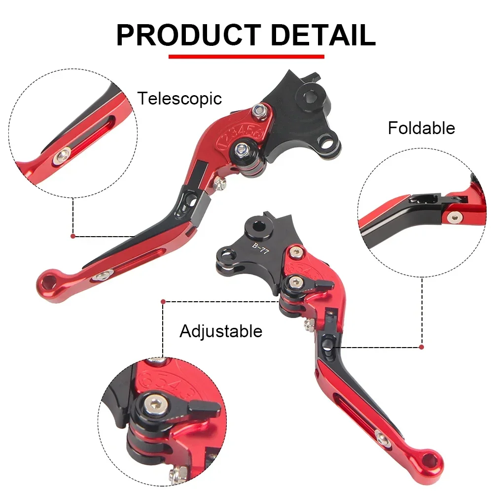 Motorcycle Foldable Handlebar Brake Clutch Control Lever For BMW R1250GS R1200GS Adventure GS R1200 R1250 ADV R1200GSA R1250GSA