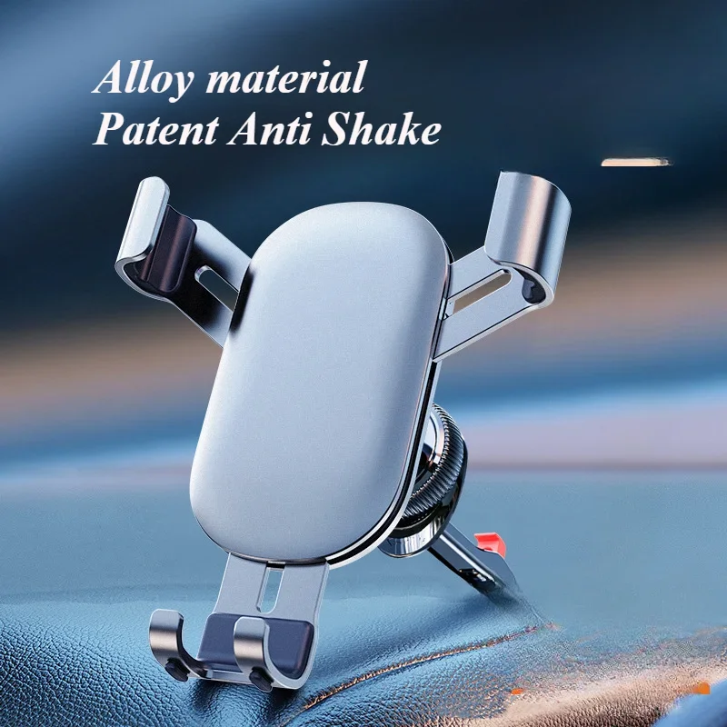 

New Car Phone Holder Alloy Material General Motors Air Outlet Gravity Car Bracket Specific