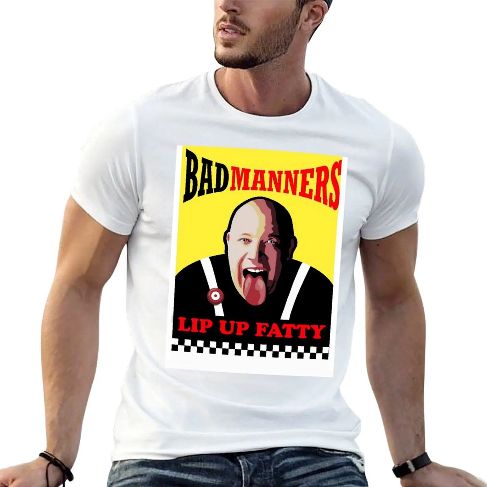 

BAD MANNERS T-Shirt t shirts for man pack cotton printed t shirts for man T-Shirt