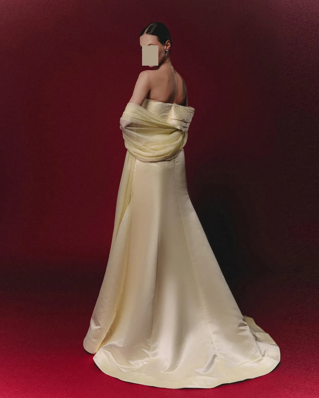 Op maat gemaakte elegante luxe avondjurken Kralen Satijn Trompet Gala Strapless Vloerlengte Jurken voor speciale gelegenheden