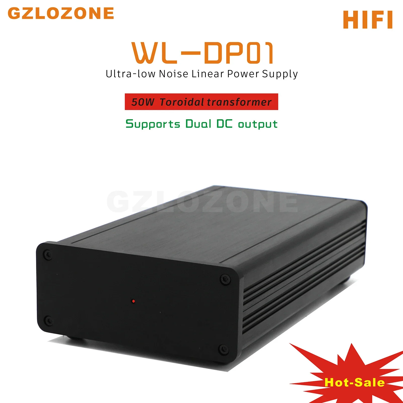 WL-DP01 50VA HIFI Ultra-low noise Linear power supply DC 5V/9V/12V/15V/16V/18V/19V/24V LPS