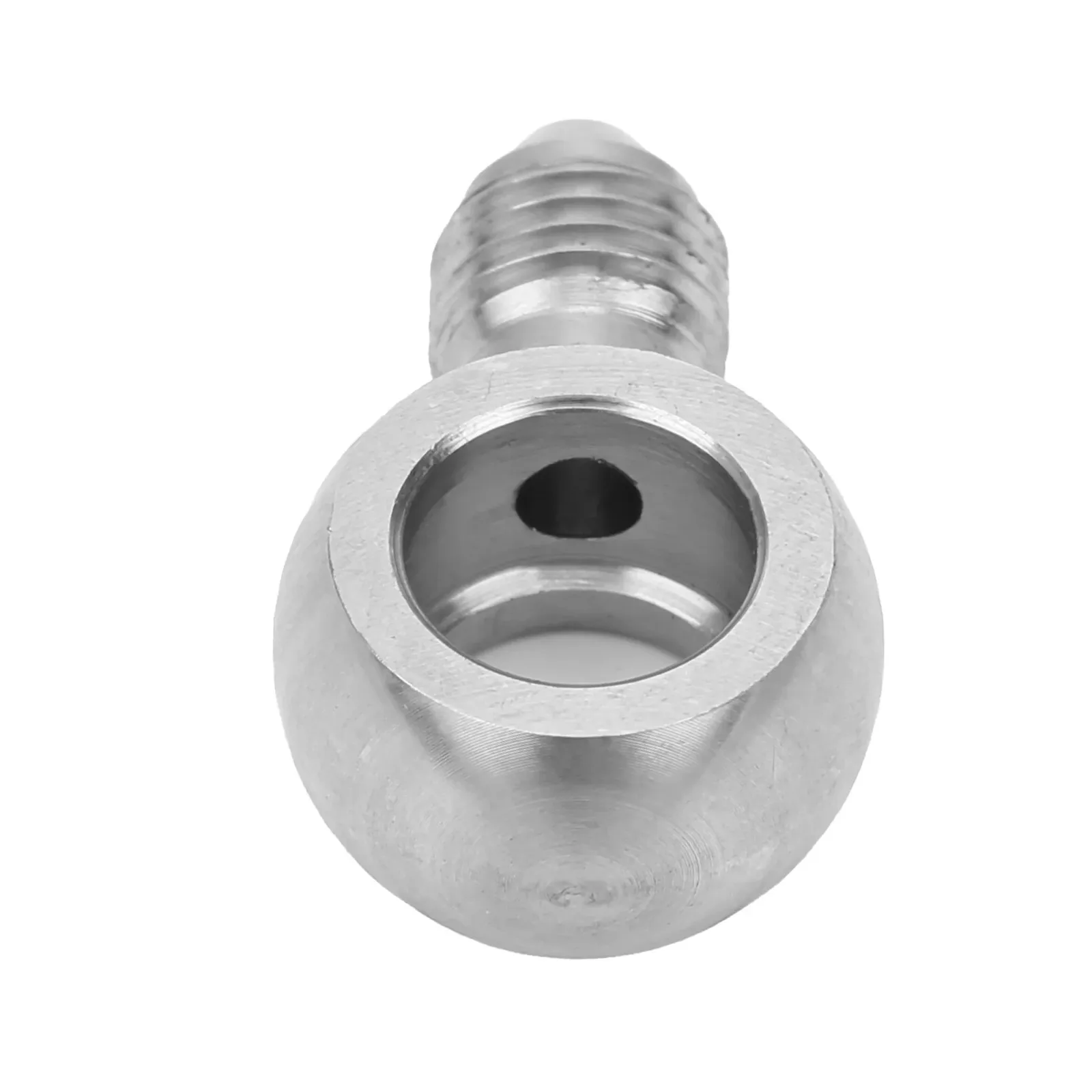 Stainless Steel AN-4 Adapter Practical Fitting Accessory for M12 Banjo Bolts Silver