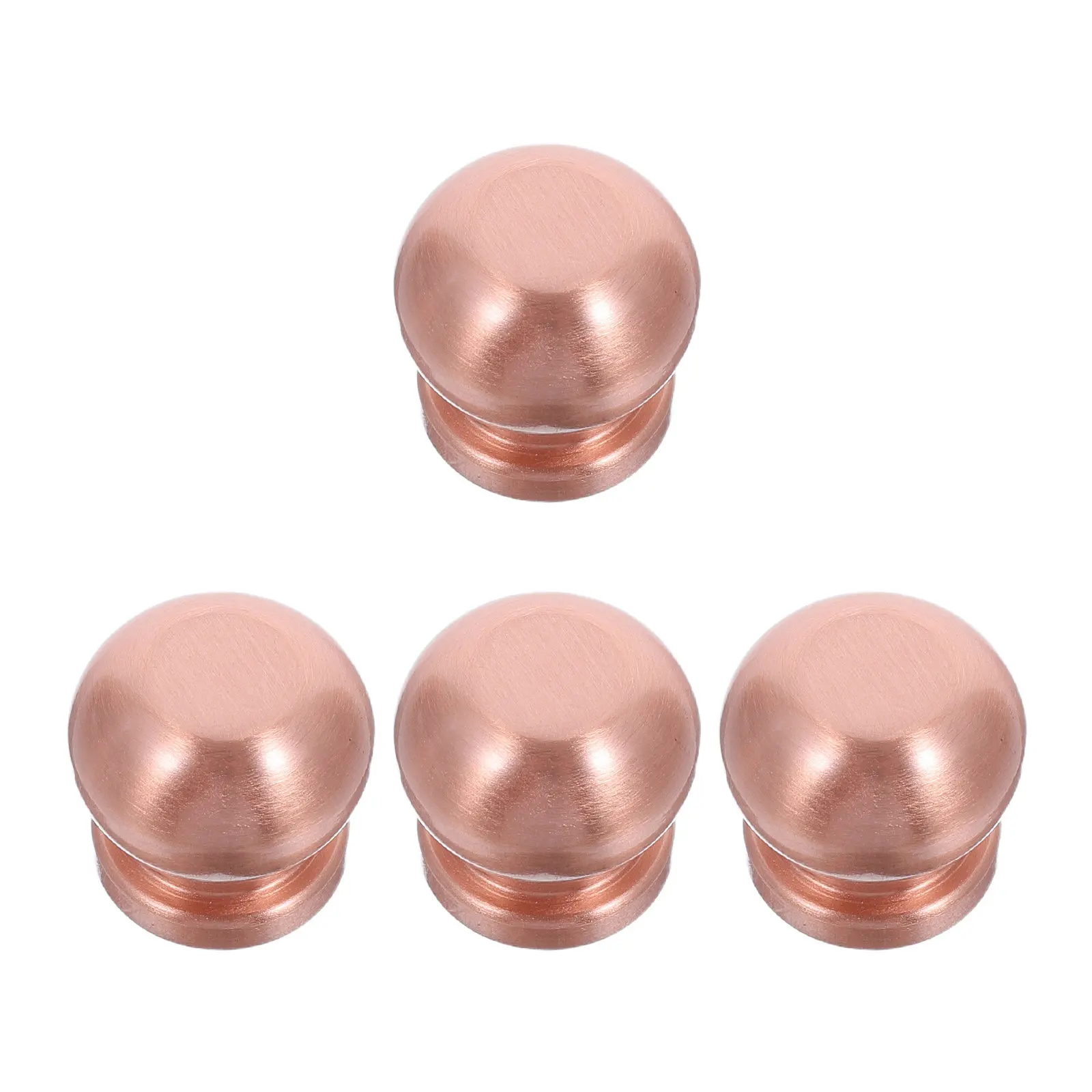 4Pcs Copper Furniture Feet Screw on Tray Replacement Support Metal Pads for Cutting Board Wooden Display Trays Anti Slip Noise