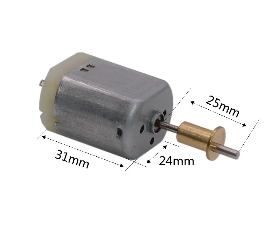 1pc Micro DC motor FF-280 hair clipper shaving cutter motor 3.7V small high speed brush motor