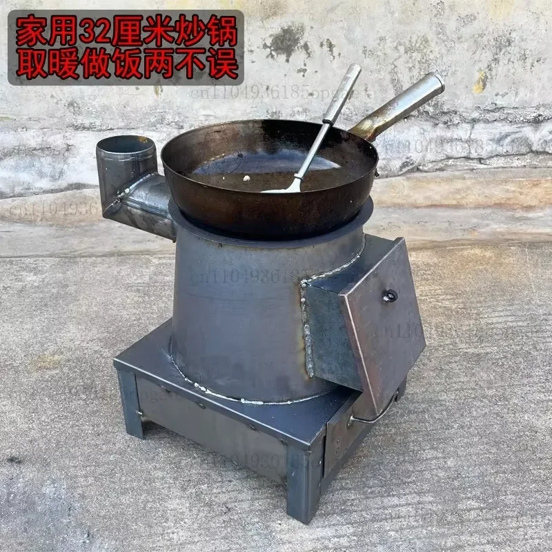 Heating stove, winter through kang stove, gas holding stove, firewood and coal dual-purpose plus size, winter firewood stove