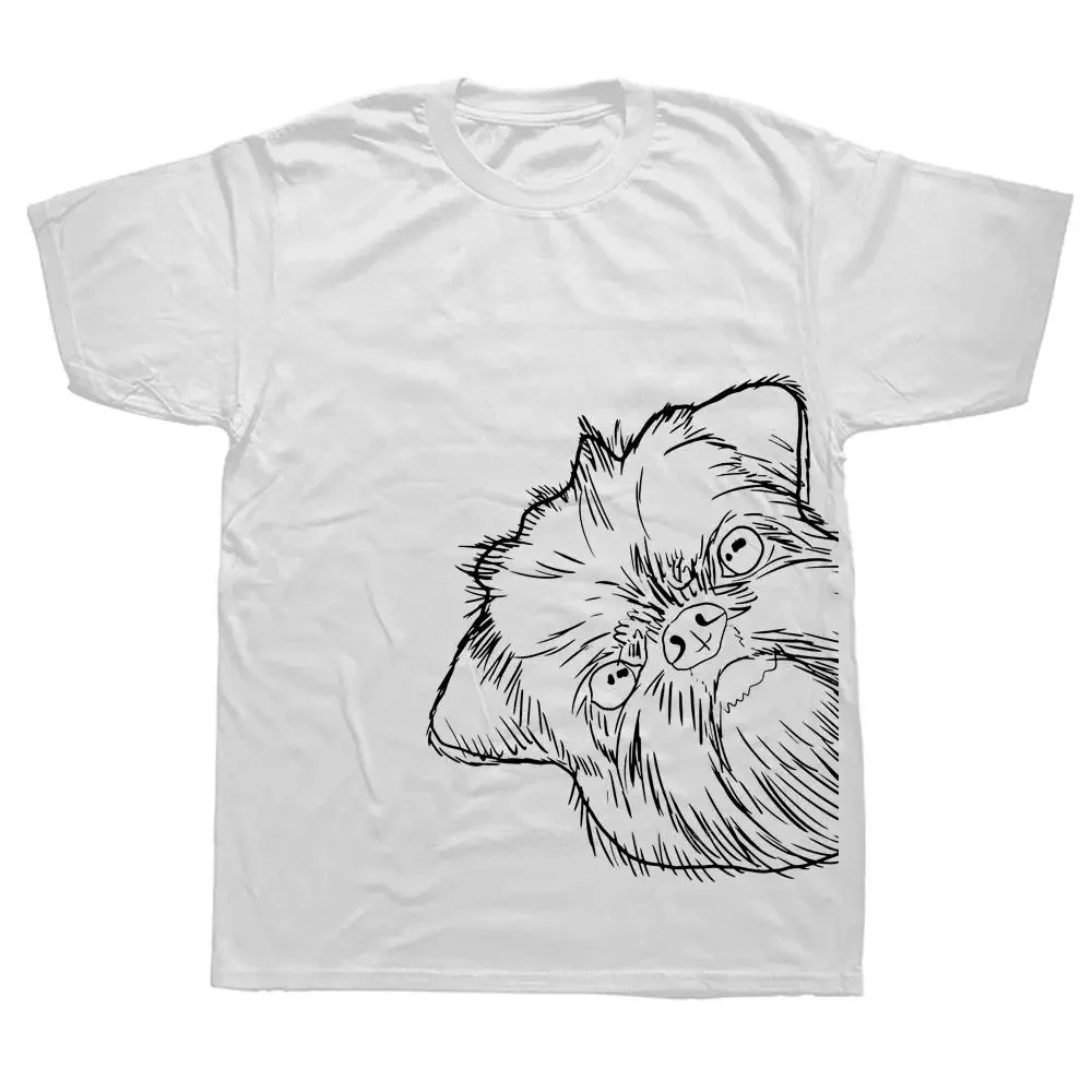 Streetwear Short Sleeve Birthday Gifts Summer Style T-shirt Mens Clothing Novelty Awesome Dog Brussels Griffon T Shirts Graphic