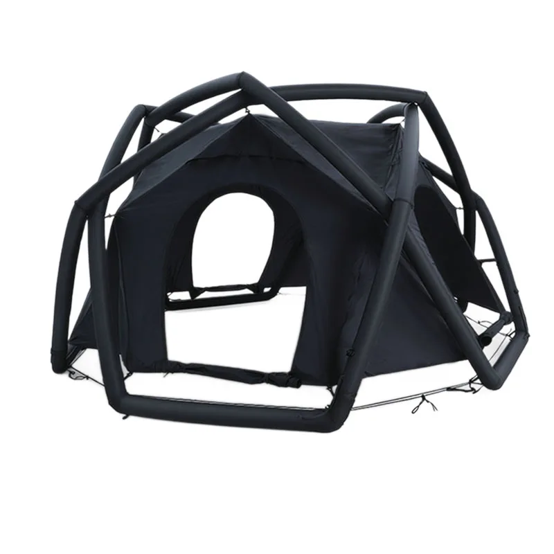 Lightweight spherical inflatable tent, outdoor 2-3 person double-layer camping tent, portable family tent