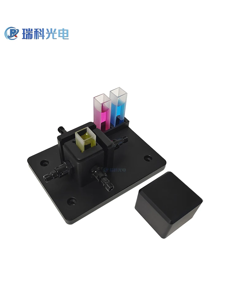 Measurement of Transmittance and Fluorescence Absorbance of Four-way Colorimetric Dish Holder with Collimating Lens SMA905