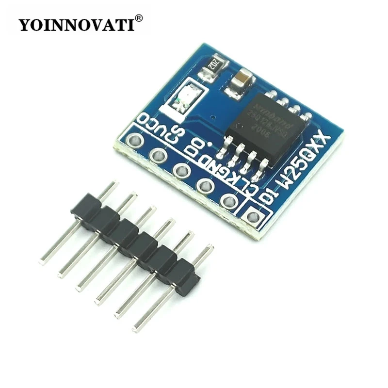 W25Q32 32Mbit / W25Q64 64Mbit / W25Q128 128Mbit 8MByte FLASH NorFlash Storage Module SPI Interface BV FV Modul for STM32
