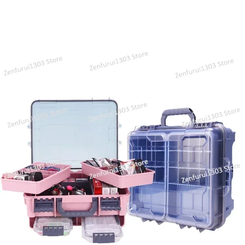 

XD-110 fishing box storage portable ABS + PP storage box toolbox 2.4KG storage box