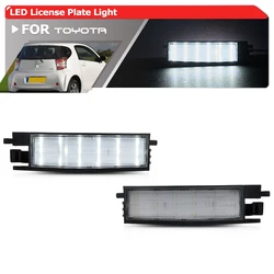 Fits For Toyota iQ 2009-2015 Scion iQ 2012-2015 OEM Replacement Canbus White LED License Plate Light Auto Parking Tag Lamps