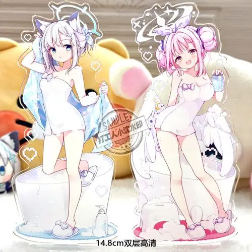 Anime Figure Blue Archive Tendou Arisu Sorasaki Hina Misono Mika Cute Acrylic Stand Model Decor Plate Desktop Ornament Gift Girl