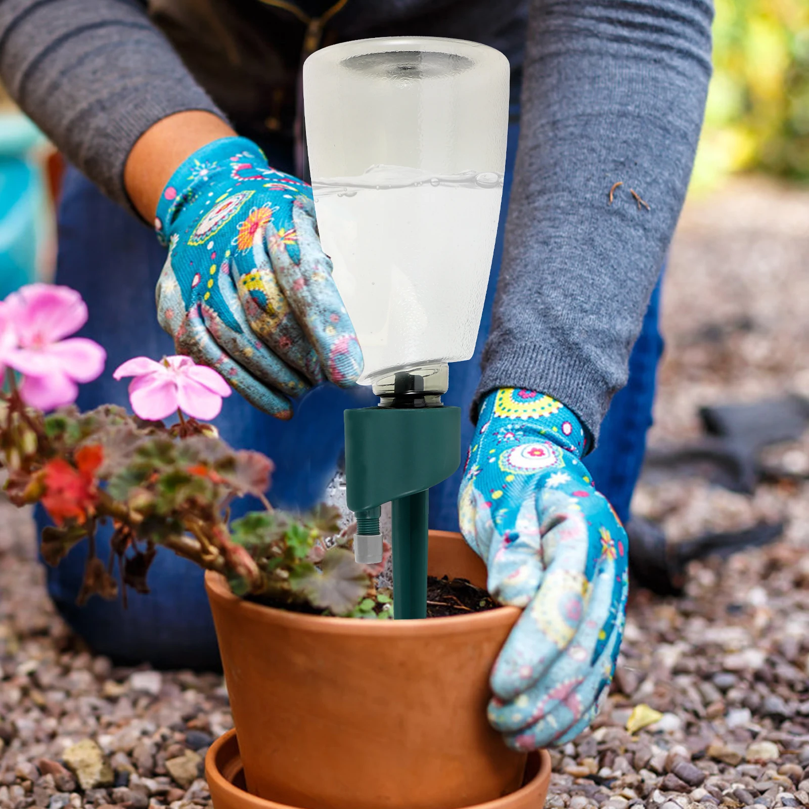 

2 set Automatic System for Plants Self Irrigation Device Adjustable Flow Rate Indoor Hydroponic Garden Suitable Plant