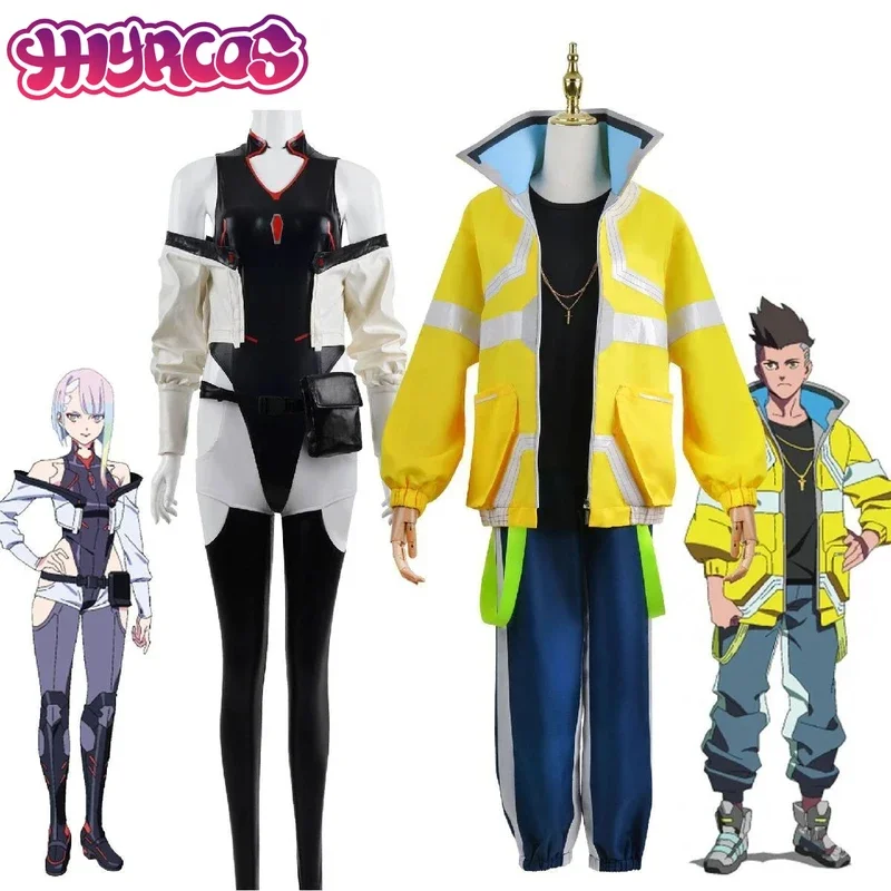 Anime Cyber-punk Cos Edgerunners Lucy Costume Cosplay tuta tute giacca tuta intera costumi di Halloween per donna uomo Party