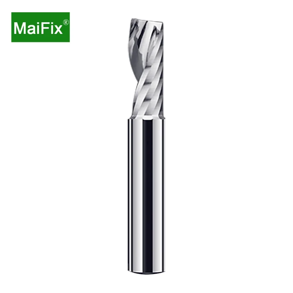 

MaiFix Cutting Single Flute Arcylic Milling 4 6 8 10 12 Carbide Tungsten Steel Cutter YKL 55HRC End Mill for Aluminum Machining