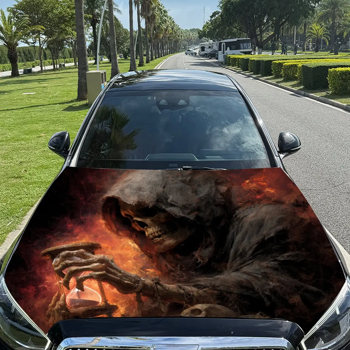 

Blazing - Clawed Nether Reaper Print car hood stickers, waterproof self-adhesive, scratch resistant, easy to stick, durable car