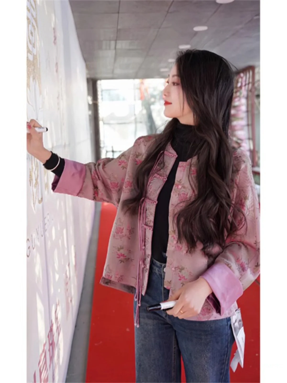 

Женский костюм Тан в китайском стиле с кисточками в стиле ретро, весна-лето, элитный легкий, улучшенный темпераментный костюм Тан, топ