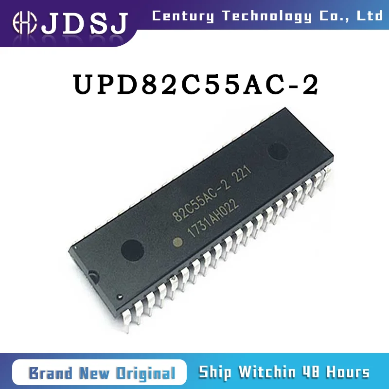 1PCS/10PCS/50PCS/100PCS UPD82C55AC-2 DIP40 Brand New Original Chip