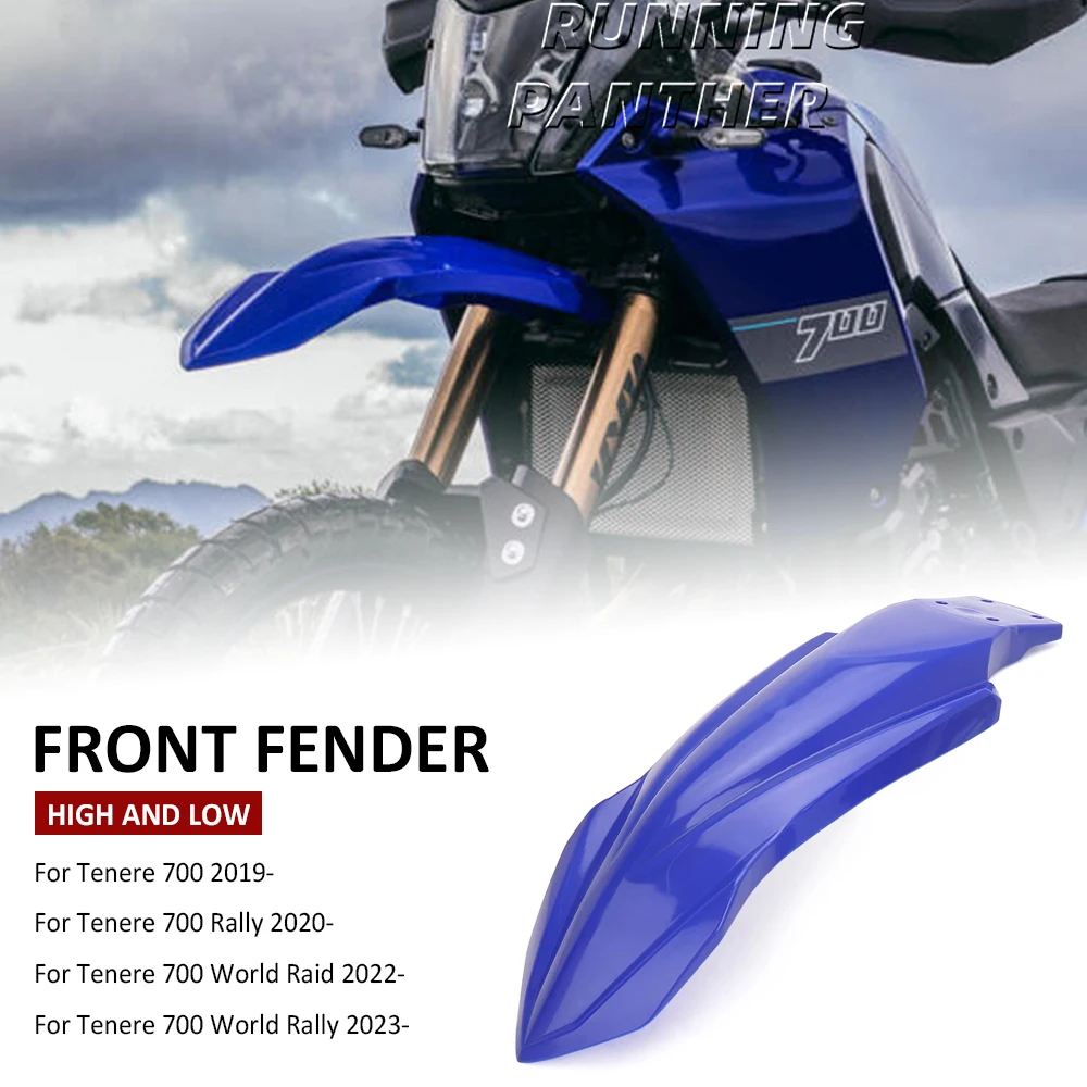 

For Yamaha Tenere 700 T7 Tenere700 World Raid Rally Motorcycle Front Wheel Fender Cover Protector High & Low Extension Mudguard