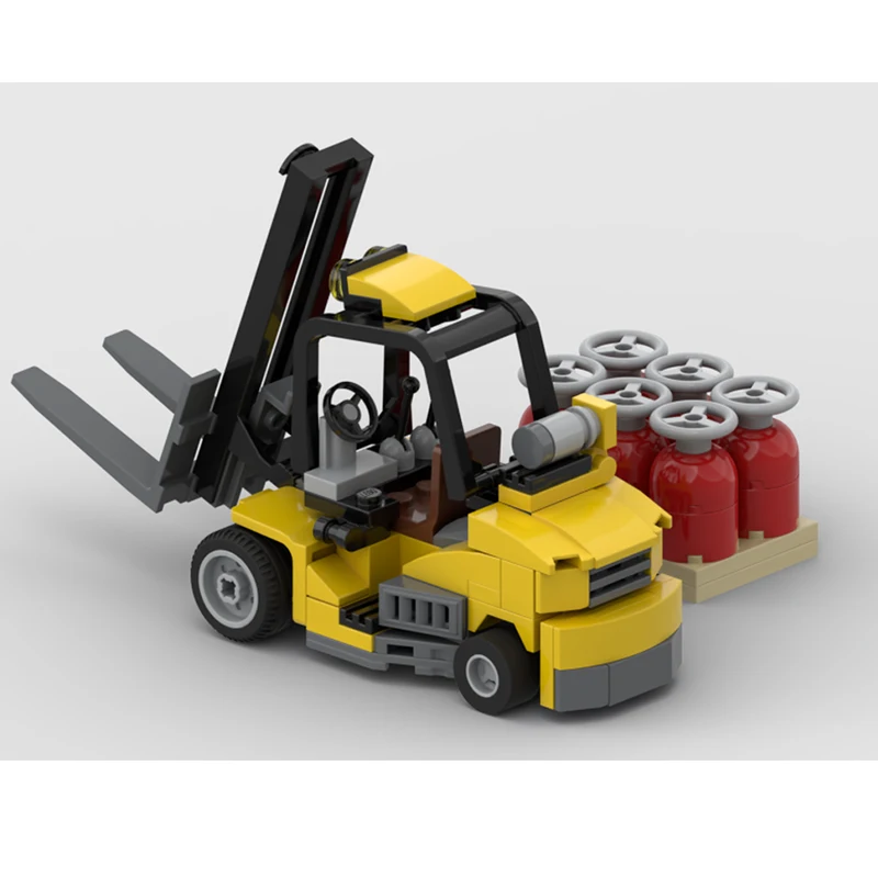 بقعة MOC-57739 109 قطعة 153524   مكعبات بناء تجميع الجسيمات الصغيرة رافعة شوكية صناعية لعبة مجسمة مجموعة هدايا الحلي