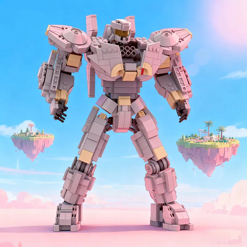 

1505pcs MOC Pacific Rim Striker Ereuka Model Building Blocks Festival Gift Toy Architecture DIY Creative Idea Education