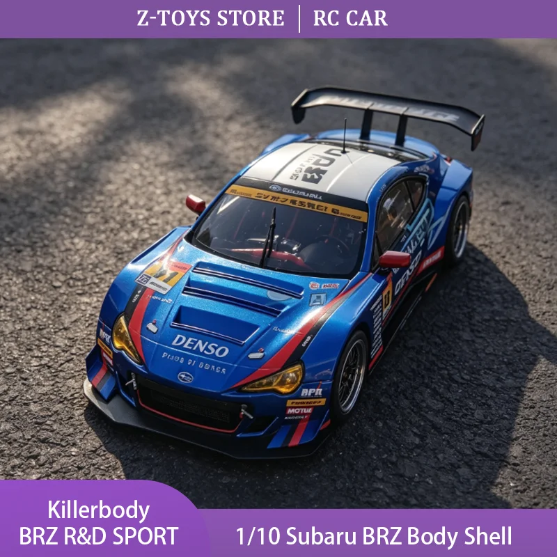 Killerbody 1/10 RC Drift Car Hard Body Shell Transparent Finished Painted Cover Upgrade Spare Parts for 1:10 Scale RC Racing Car