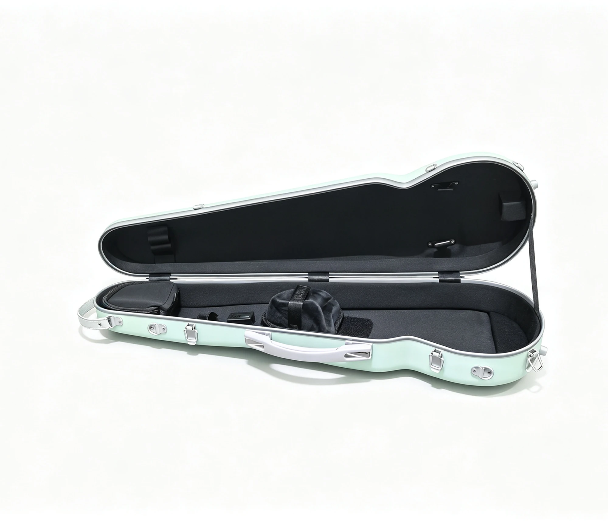 Professional Lightweight Violin Hard Case 4/4 3/4, Pc Composite with Backpack Straps, Shockproof Scratch-Resistant