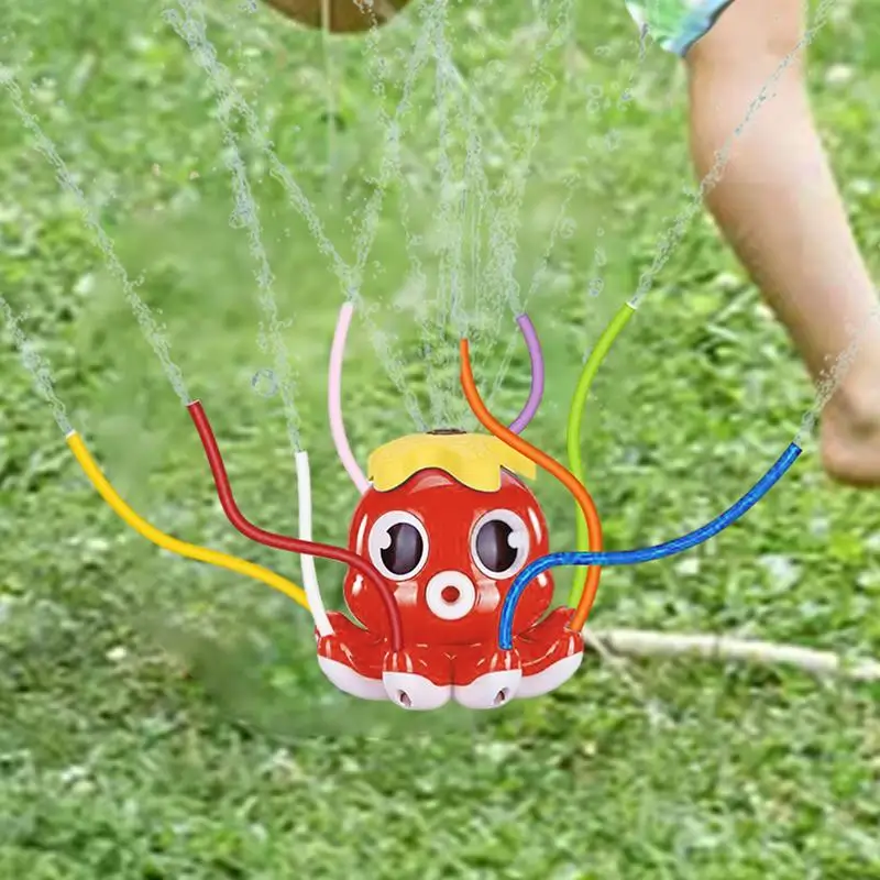 Outdoor Waternevel Sprinkler Voor Kinderen Octopusvormige Water Spelen Sprinklers Water Sprinkler Zomer Buiten Speelgoed Glad Spelen Voor