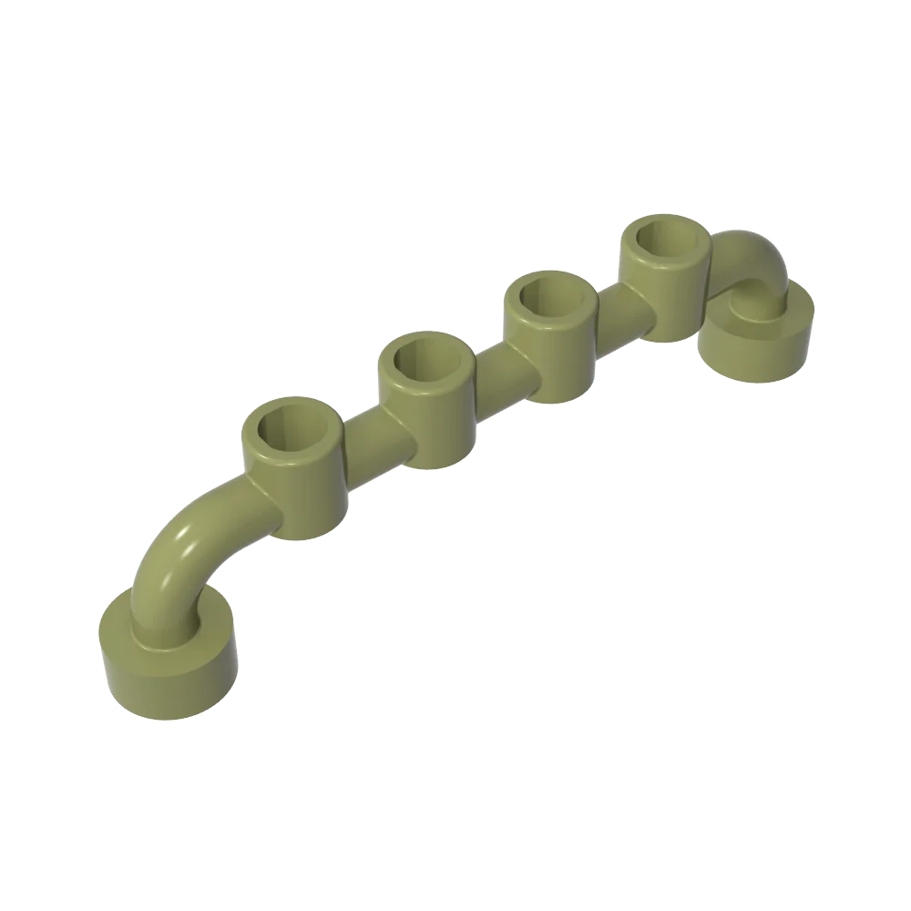 Gobricks GDS-729 Bar 1 x 6 [أزرار مغلقة] متوافقة مع مكعبات البناء التعليمية الفنية للأطفال من ليغو 6140