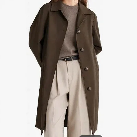 Women's Autumn And Winter Coats2026  Explosion, Korean Women, Single-breasted, Medium And Long, Classic Lapel, Windproo