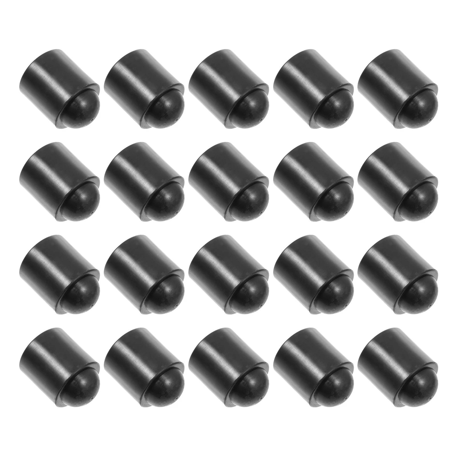 

20Pcs Pool Cue End Protectors Replaceable Rubber Covers Billiard Cue Tips Snooker Rod Protective Parts Billiard Protecting Part