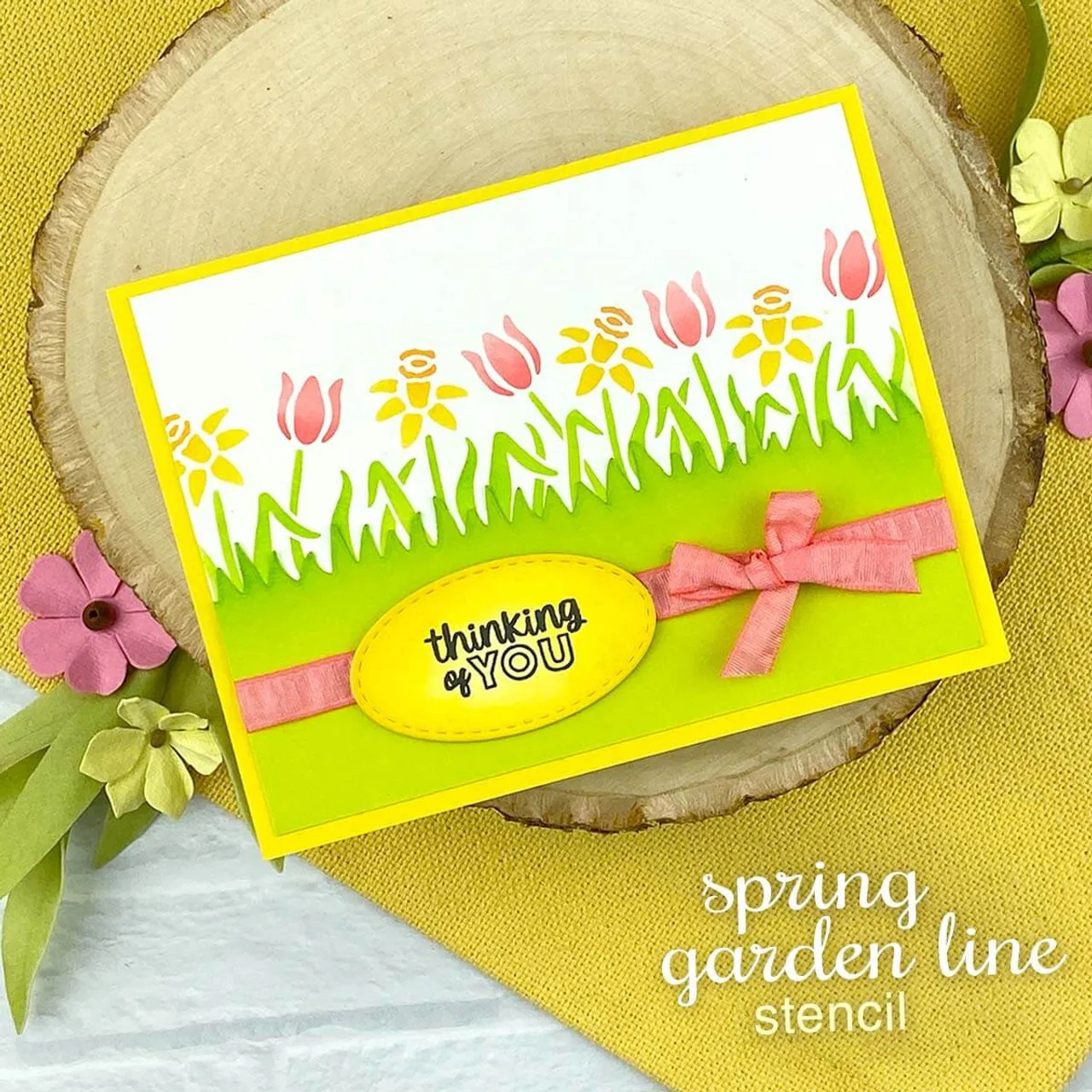 Spring Garden Line Trailing Leaves Stencil Without Stamps and Dies for Scrapbooking Paper Making  Frames Card Crafts
