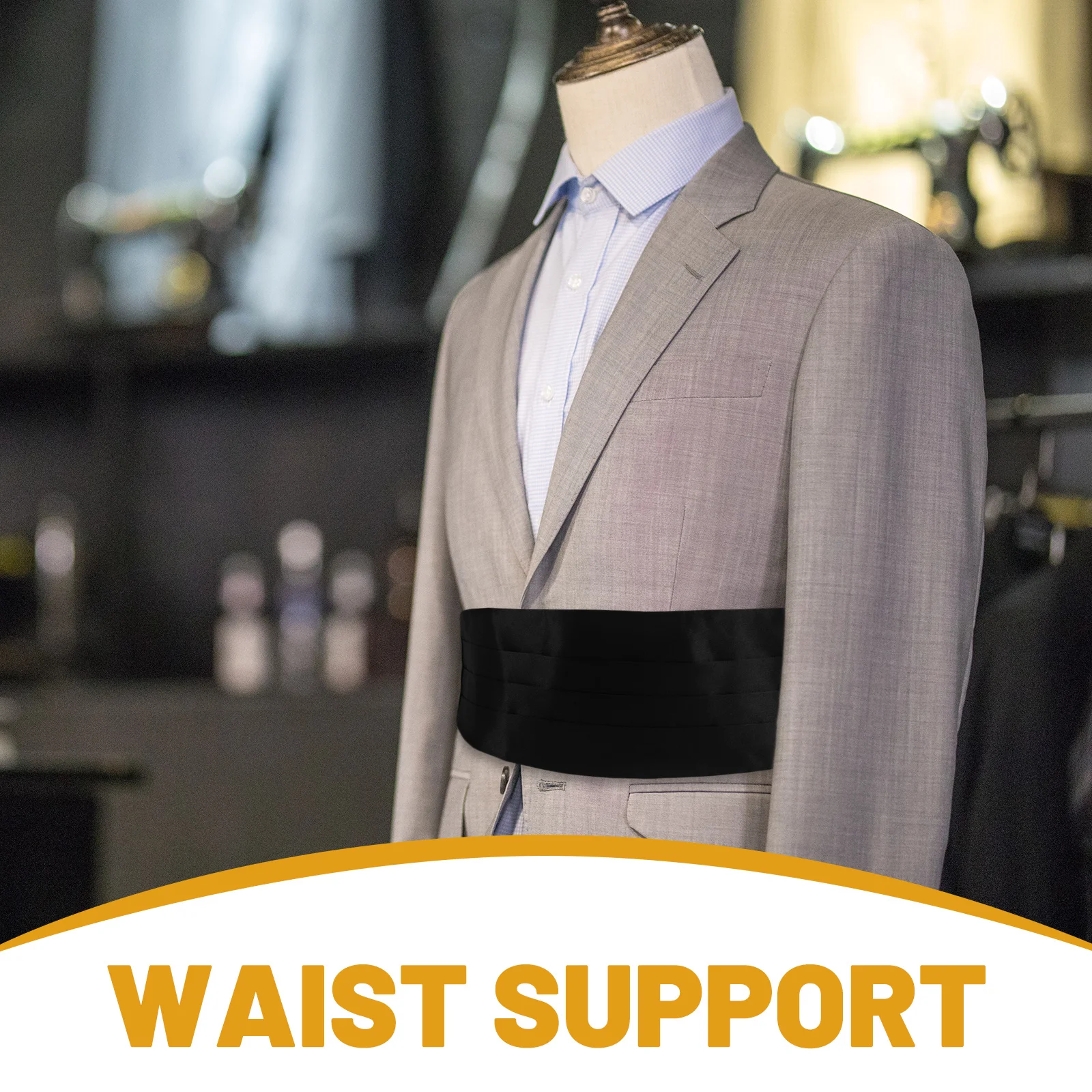 Mannen Buikband Pak Tailleband Bruidsjonkers Corset Bruidegom Buikband Voor Pak Tuxedo Accessoire Stijlvolle Houding Ondersteuning