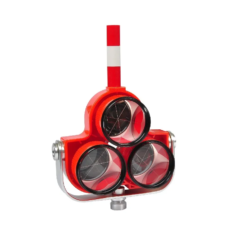 62mm AK30 Triple Prism Different Types Total Station Surveying Prism