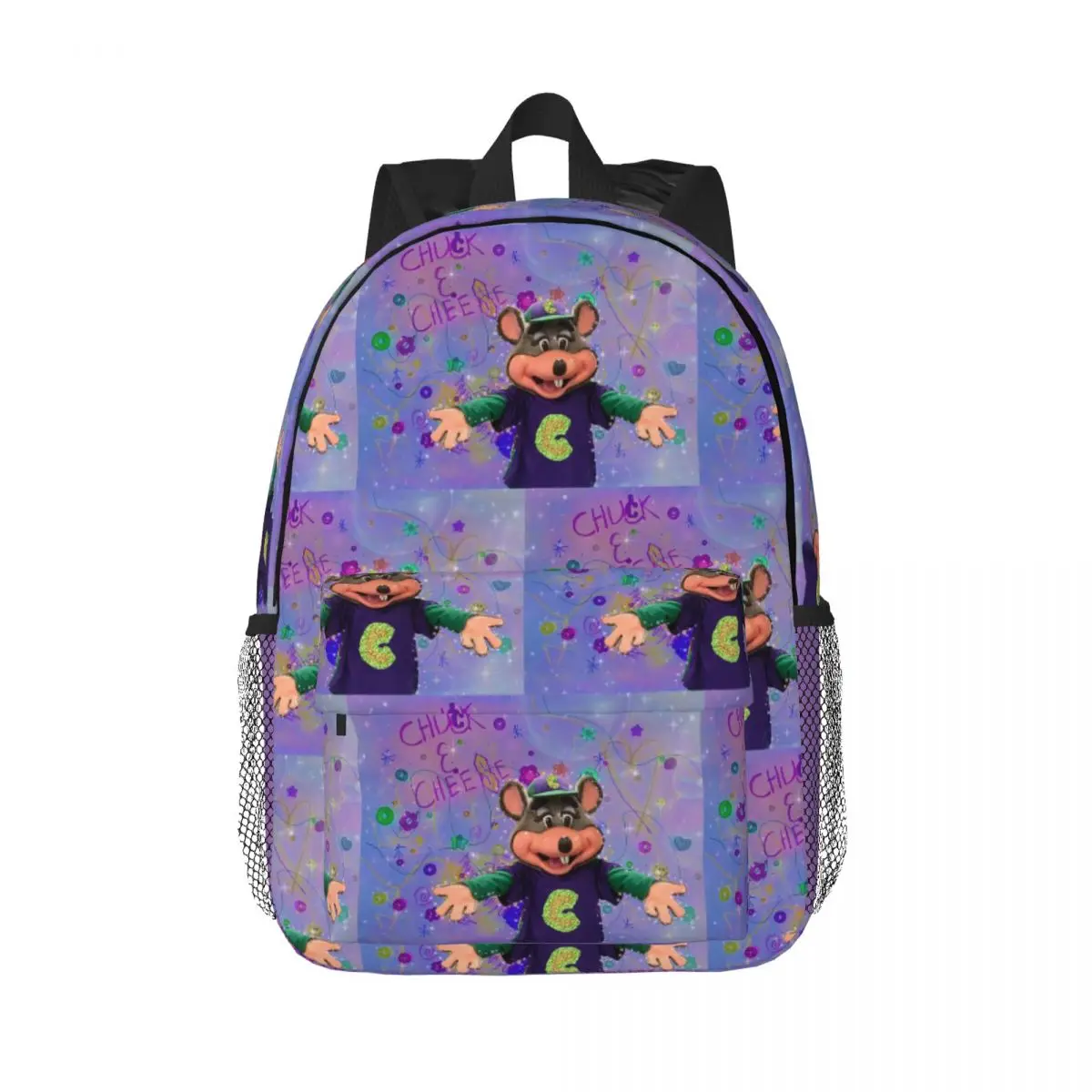 Avenger Chuck E Cheese Backpack Daypack Large Capacity Boys Girls BookBag Shoulder Bags for Men Women Children School Bag