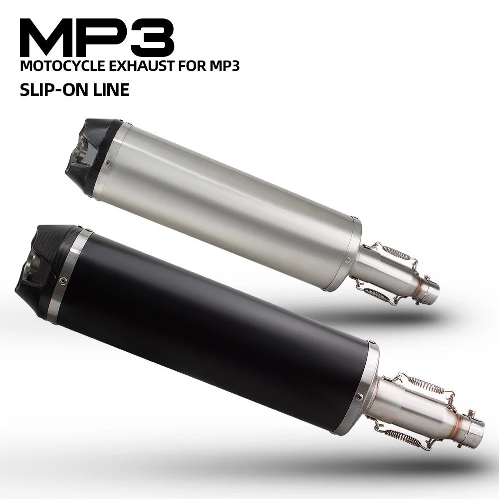 

Piaggio MP3 Hybrid Exhaust Kit Slip On Line For Piaggio Yourban 125ie/300ie 250/FL/LT/RL Scooter Escape Muffler With DB Killer