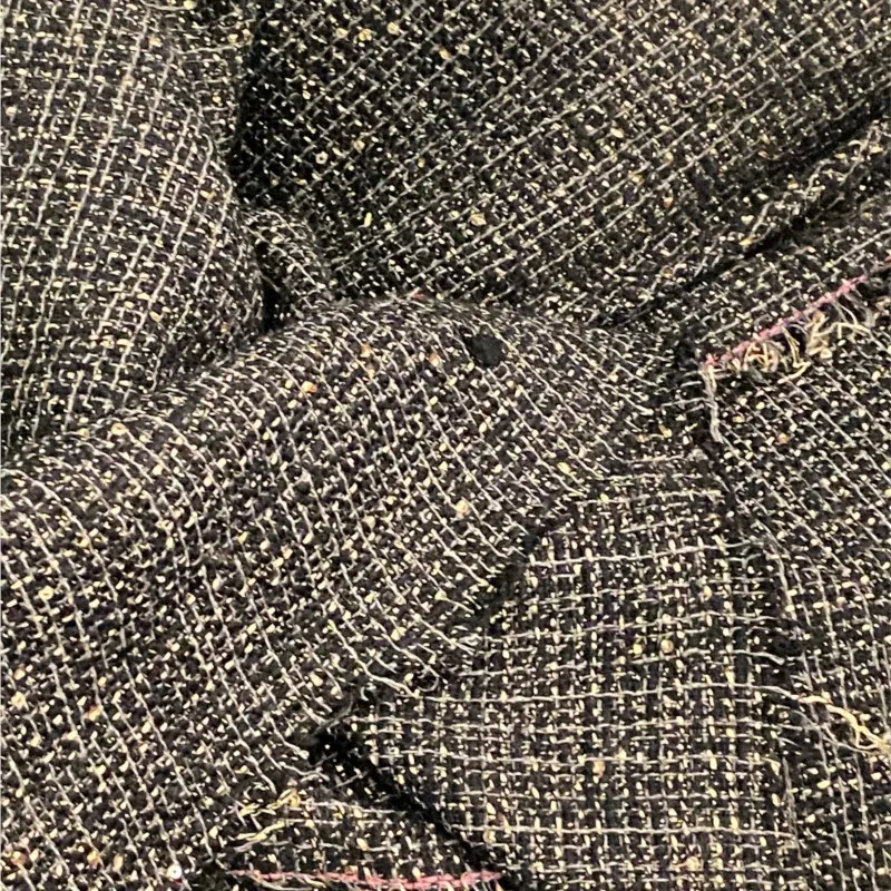 Autumn/Winter Women's Clothing Fabric tweed fabric Wide 100cmx150cm ladies tweed fabric Woven Vintage Tweed Diy Coat Suit