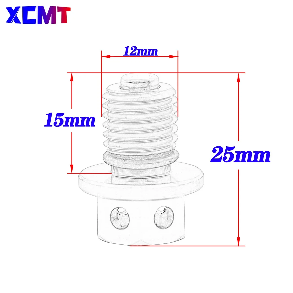 Motorcycle M12x1.5 Magnetic Oil Drain Plug Bolt Oil Drain Sump Nut Fit For Honda Kawasaki Yamaha Motocross Scooter ATV Quad Bike