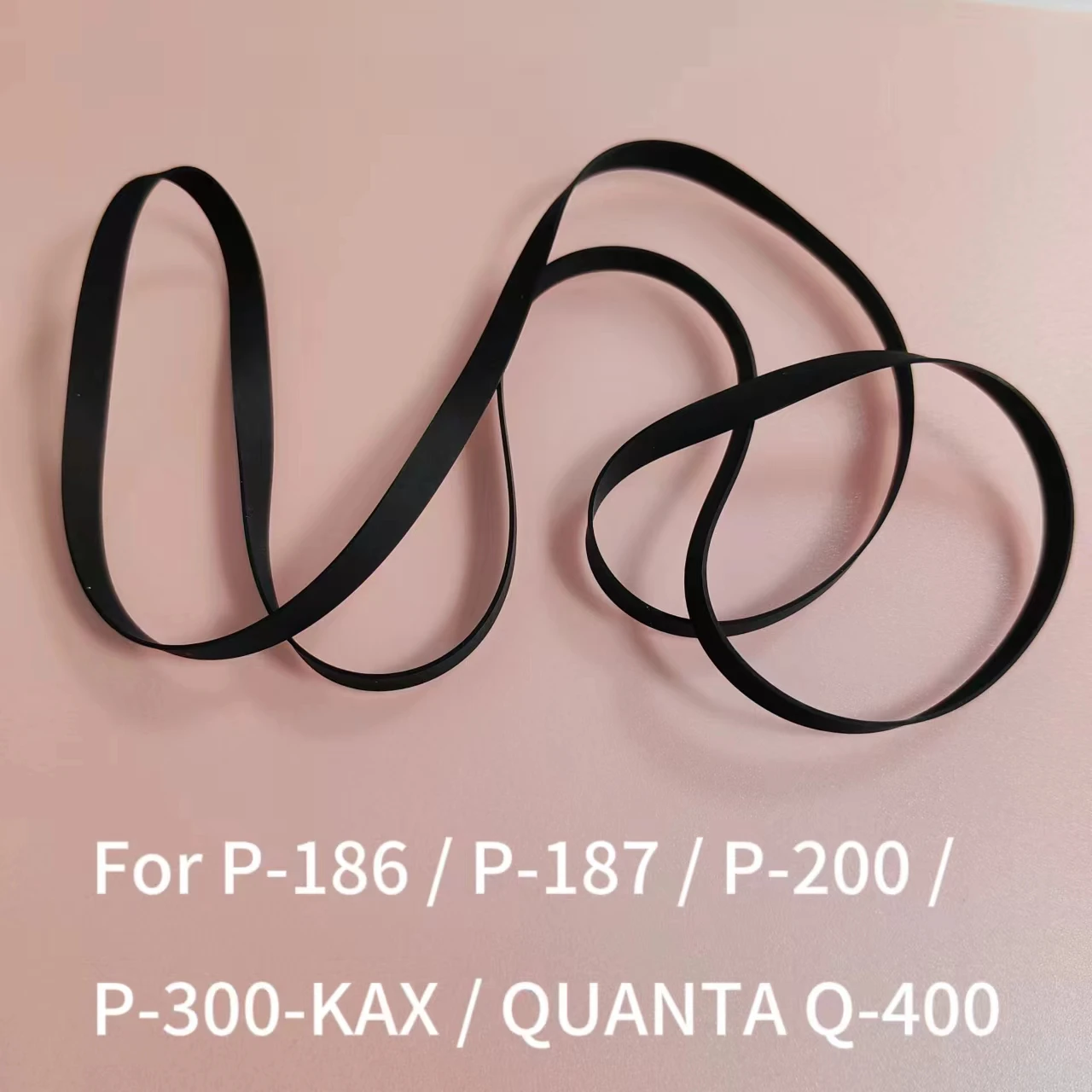 

Turntable Drive Belt For BSR P-186 / P-187 / P-200 / P-300-KAX / QUANTA Q-400 Wrap-around Belt Part Replacement