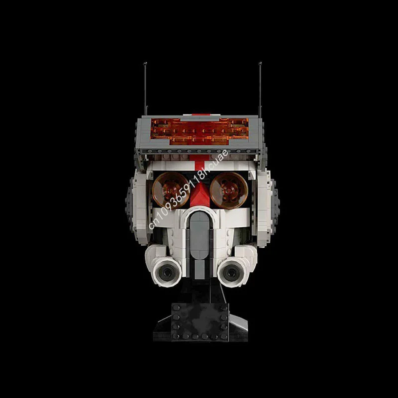 

715PCS MOC Star Battle Bad Batch Helmet - TECH Model Building Blocks Stacking Bricks Creative Kid Toy Gift Diy Educational