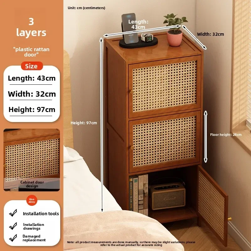 Factory Bedside Tables Shelves Small Bedroom Bedside Tables Alternatives Simple Modern Rental Housing
