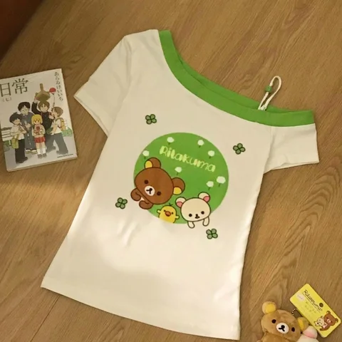 Женская футболка Rilakkuma полиэстер
