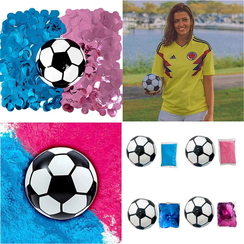 Creative Gender Reveal Football Party Decorations Innovative Gender Reveal Ball Set Environmentally Holiday Props Surprised Gift