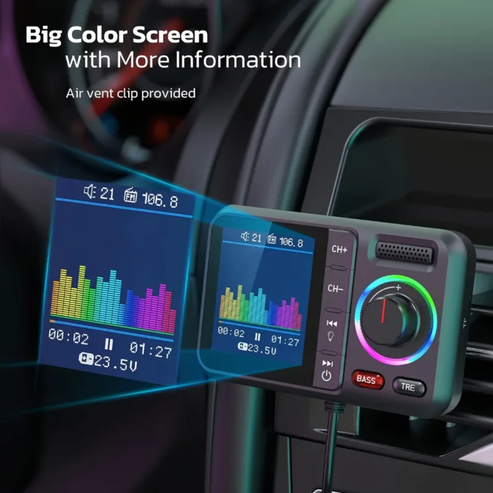 Trasmettitore FM Bluetooth Nulaxy per auto