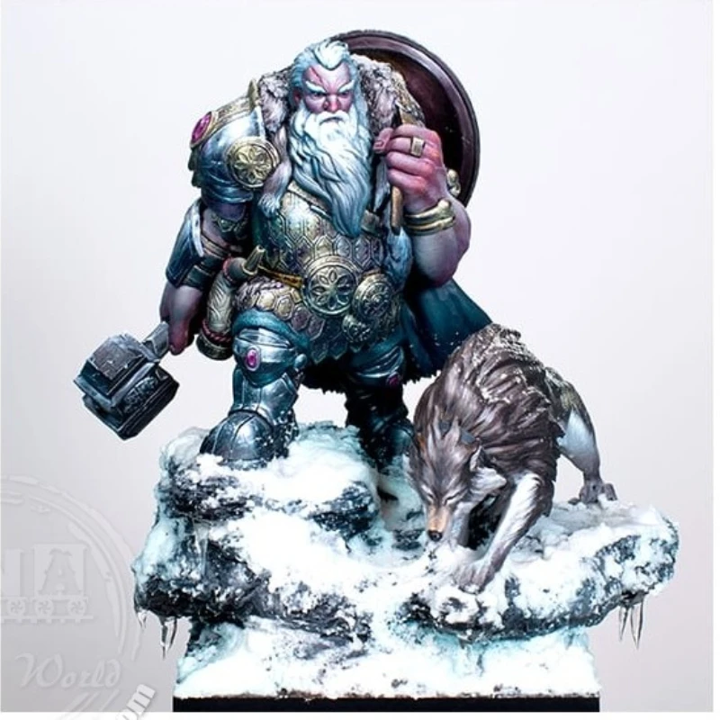 

1/10 Scale Die Cast Resin Figure Model Assembly Kit Bust Unpainted Need to Assemble DIY Toy Model (Includes Base)