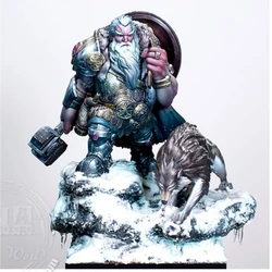 1/10 Scale Die Cast Resin Figure Model Assembly Kit Bust Unpainted Need to Assemble DIY Toy Model (Includes Base)