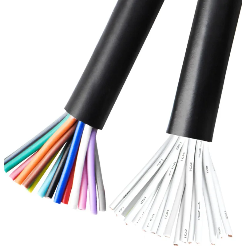 

3M PVC cable wire 20 core pure copper core conductor cable signal wire 15 17 18 20 22 AWG control flexible wire