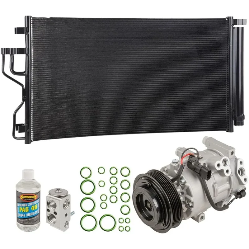 

A/C Kit w/AC Compressor Condenser & Drier For Tucson & Sportage - BuyAutoParts 60-82646R6 New