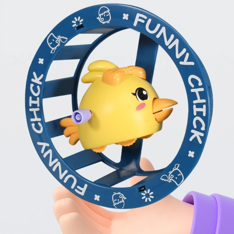 

Funny Cartoon Clockwork Chicken Circle Game Cute Spinning Chicken Tail Moving Children's Wind-up Clockwork Toys for Kids Gifts